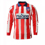 Atletico Madrid Long Sleeve Home Jersey