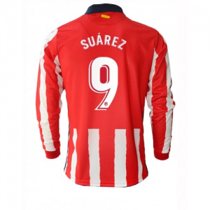 Atletico Madrid Luis Suarez Long Sleeve Home Jersey