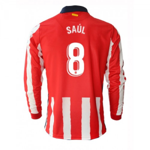 Atletico Madrid Saul Niguez Long Sleeve Home Jersey