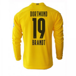 BVB Borussia Dortmund Julian Brandt Long Sleeve Home Jersey