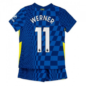 Chelsea Timo Werner Kids Home Football Kits