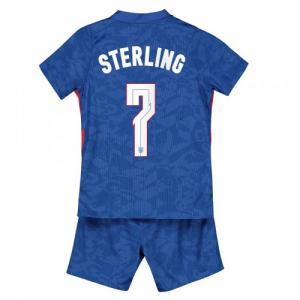 England Raheem Sterling Kids Away Football Kit Euro