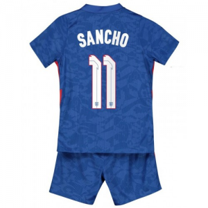 England Sancho Kids Away Football Kit Euro