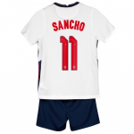 England Sancho Kids Home Football Kit Euro