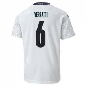 Italy Verratti Away Jersey Euro