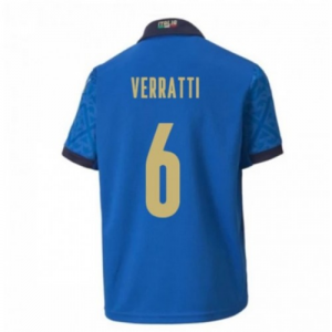 Italy Verratti Home Jersey Euro