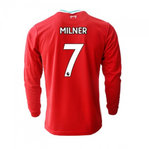 Liverpool James Milner Home Long Sleeve Jersey