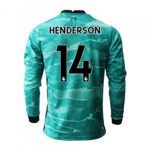 Liverpool Jordan Henderson Away Long Sleeve Jersey