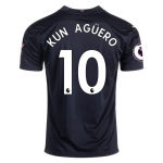 Manchester City Sergio Aguero Away Jersey