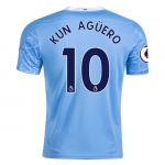 Manchester City Sergio Aguero Home Jersey