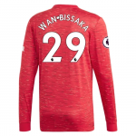 Manchester United Aaron Wan Bissaka Long Sleeve Home Jersey