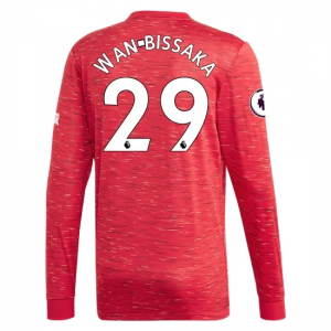 Manchester United Aaron Wan Bissaka Long Sleeve Home Jersey