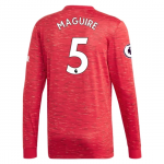 Manchester United Harry Maguire Long Sleeve Home Jersey