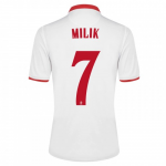 Poland Milik Home Jersey Euro