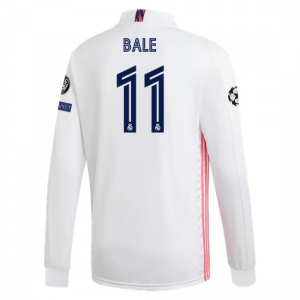 Real Madrid Gareth Bale Long Sleeve Home Jersey