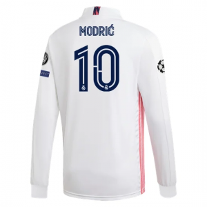 Real Madrid Luka Modric Long Sleeve Home Jersey