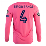 Real Madrid Sergio Ramos Long Sleeve Away Jersey