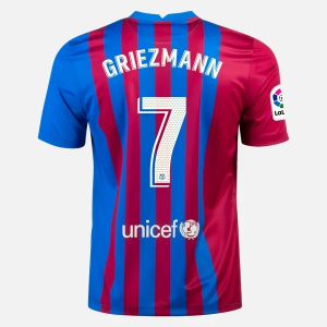 Goedkope Barcelona Antoine Griezmann 7 Thuis Shirt Nike 2021 2022 – Korte Mouw