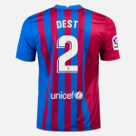 Barcelona Sergino Dest 2 Thuis shirt Nike 2021/22 – Korte Mouw