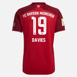 FC Bayern München Alphonso Davies 19 Thuis shirt 2021/22 – Korte Mouw