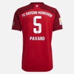 FC Bayern München Benjamin Pavard 5 Thuis shirt 2021/22 – Korte Mouw