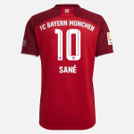 FC Bayern München Leroy Sane 10 Thuis shirt adidas 2021/22 – Korte Mouw