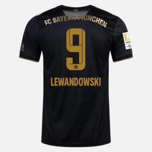 Goedkope FC Bayern München Robert Lewandowski 9 Uit shirt 2021 2022 – Korte Mouw