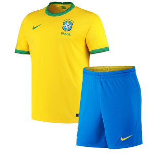 Brazilië Kids Thuistenue 2021 – Korte Mouw