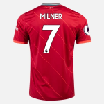 Liverpool FC James Milner 7 Thuis shirt 2021/22 – Korte Mouw