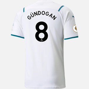 Manchester City Ilkay Gundogan 8 Uit shirt 2021/22 – Korte Mouw