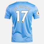 Goedkope Manchester City Kevin De Bruyne 17 Thuis Shirt 2021 2022 – Korte Mouw