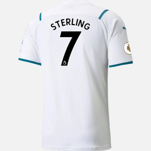 Manchester City Raheem Sterling 7 Uit shirt 2021/22 – Korte Mouw