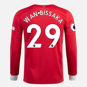 Manchester United Aaron Wan Bissaka 29 Thuis shirt 2021/22 – Lange Mouw