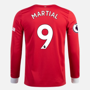 Goedkope Manchester United Anthony Martial 9 Thuis Shirt 2021 2022 – Lange Mouw