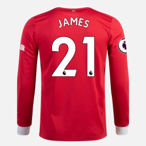 Manchester United Daniel James 21 Thuis shirt 2021/22 – Lange Mouw