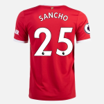 Manchester United Jadon Sancho 25 Thuis shirt 2021/22 – Korte Mouw