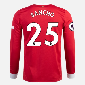 Manchester United Jadon Sancho 25 Thuis shirt 2021/22 – Lange Mouw