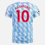 Manchester United Marcus Rashford 10 Uit shirt 2021/22 – Korte Mouw