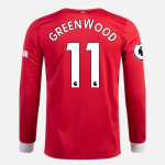 Manchester United Mason Greenwood 11 Thuis shirt 2021/22 – Lange Mouw