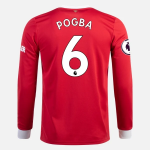 Manchester United Paul Pogba 6 Thuis shirt 2021/22 – Lange Mouw