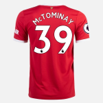 Manchester United Scott McTominay 39 Thuis shirt 2021/22 – Korte Mouw