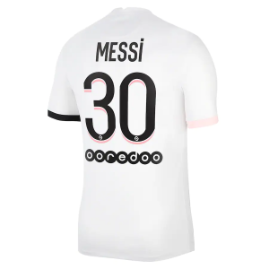 Goedkope Paris Saint Germain PSG Lionel Messi 30 Nike Uit shirt 2021 2022 – Korte Mouw