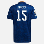 Real Madrid Federico Valverde 15 Uit shirt adidas 2021/22 – Korte Mouw