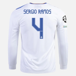 Real Madrid Sergio Ramos 4 Thuis shirt 2021/22 – Lange Mouw