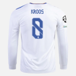 Real Madrid Toni Kroos 8 Thuis shirt 2021/22 – Lange Mouw