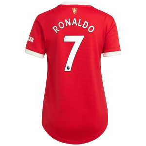 Manchester United Cristiano Ronaldo 7 Kvinder Thuis shirt 2021 2022 – Korte Mouw