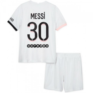 Paris Saint-Germain Lionel Messi 30 Kids Uittenue 2021 2022 – Korte Mouw