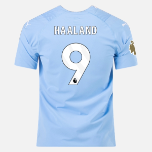 Manchester City Erling Haaland 9 Thuis voetbalshirt 2023/24 – Korte Mouw