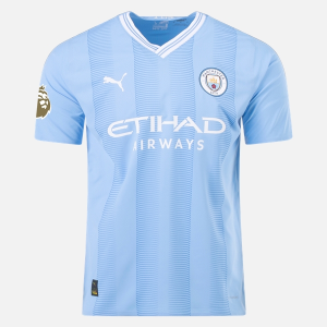 Manchester City Erling Haaland 9 Thuis voetbalshirt 2023/24 – Korte Mouw