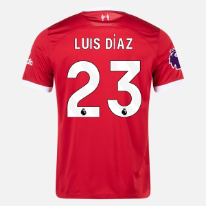 Liverpool Luis Diaz 23 Thuis voetbalshirt 2023/24 – Korte Mouw